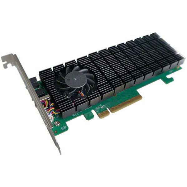 HighPoint PCIe 3.0 x8 2-Channel M.2 NVMe Bootable RAID Controller